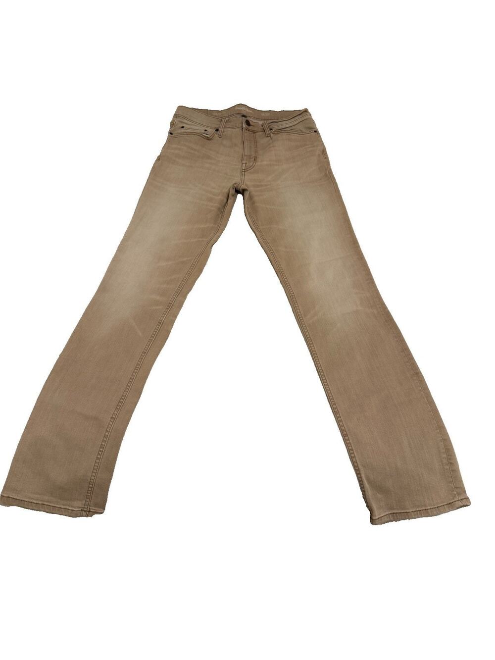 Goodfellow & Co Total Flex Slim Straight Beige Denim Jeans 5-Pocket